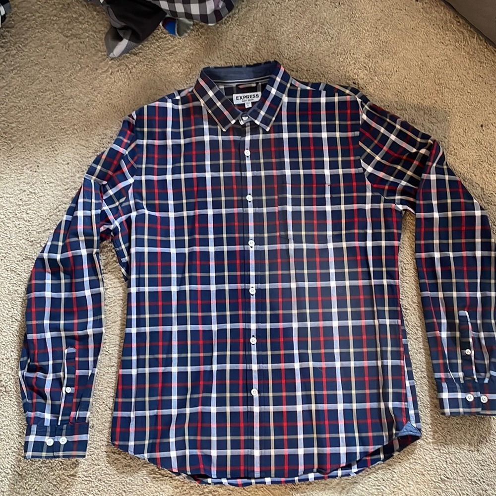 Express mens button up, size large